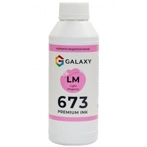 Чорнило Galaxy 673 Epson 500 мл Light Magenta (10494) Чорнило Galaxy 673 Epson 500 мл Light Magenta (10494)