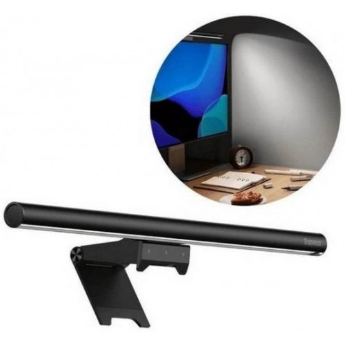 Лампа на монітор скрінбар BASEUS BS-LT004 5W 2700-6500K USB 5V Black (DGIW000101) Лампа на монітор скрінбар BASEUS BS-LT004 5W 2700-6500K USB 5V Black (DGIW000101)