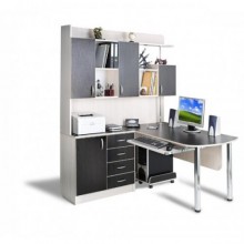 Кутовий комп'ютерний стіл Тиса СК-15 Дуб молочний-Венге магія