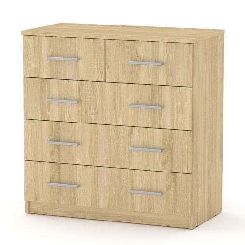 Комод Компаніт 2+3 Дуб сонома (81х42х82 см) Комод Компаніт 2+3 Дуб сонома (81х42х82 см)