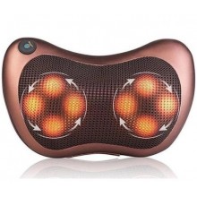 Масажна подушка в автомобіль MASSAGE pillow для спини та шиї з інфрачервоним підігрівом MS (1756374572)