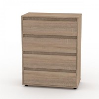 Комод 4 Компанит Дуб сонома (new1-1010) Комод 4 Компанит Дуб сонома (new1-1010)