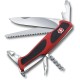 Складаний швейцарський ніж Victorinox Ranger 55 Grip 13 см Чорно-червоний (0.9563.CB1)