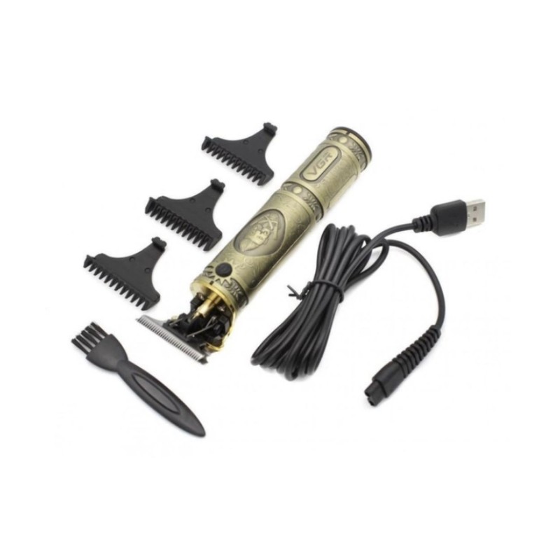 Універсальний триммер з насадками для стрижки бороди та волосся VGR V-085
