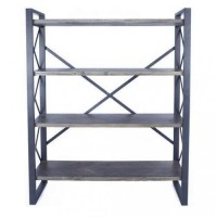 Стелаж для зберігання в стилі Loft NS-1878 1230x800x300 мм Черный