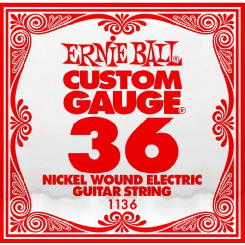 Струна Ernie Ball 1136 Nickel Wound Electric Guitar String .036 Струна Ernie Ball 1136 Nickel Wound Electric Guitar String .036