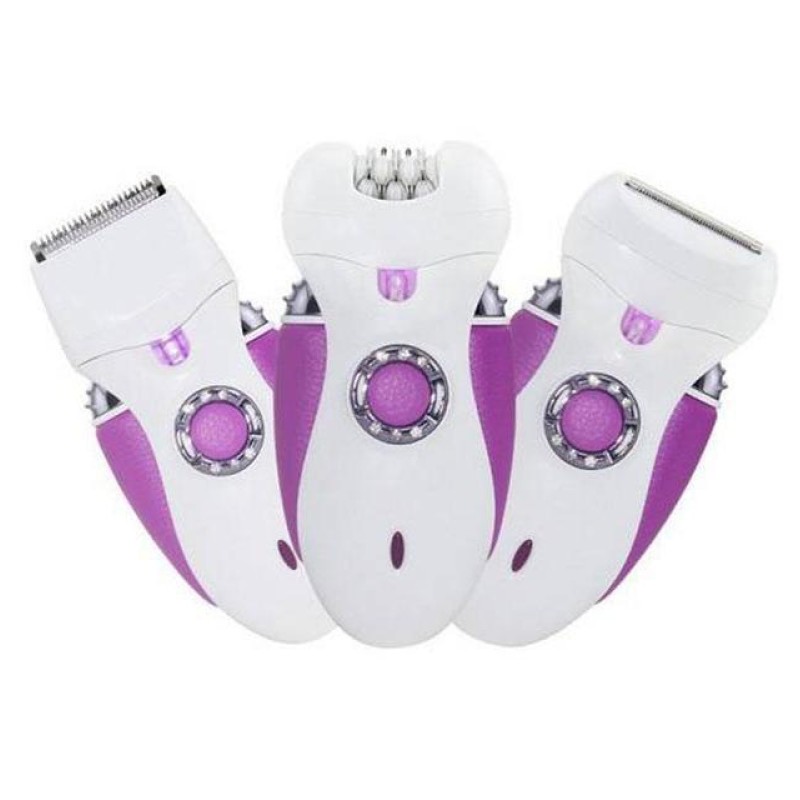 Епілятор з насадкою для гоління Nikai 7698 3в1 Violet (np2_4457)