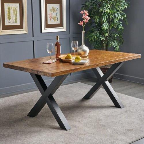 Стіл обідній GoodsMetall у стилі Лофт 1500х800х700 СТО91 Стіл обідній GoodsMetall у стилі Лофт 1500х800х700 СТО91