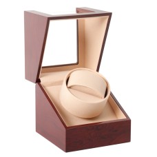 Скринька Craft для підзаводу 1-го годинника M11032 130х130х150 мм Бордово-бежевий