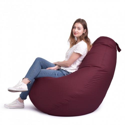 Крісло Мішок Груша Оксфорд 150х100 Студія Комфорту Великий бордовий Крісло Мішок Груша Оксфорд 150х100 Студія Комфорту Великий бордовий