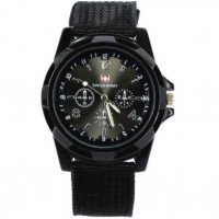 Чоловічий наручний годинник Swiss Army Watch Армійський кварцовий Чорний Чоловічий наручний годинник Swiss Army Watch Армійський кварцовий Чорний