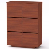 Комод Тумба 2 Компанит МГ 5 85х40х118 см Яблуня