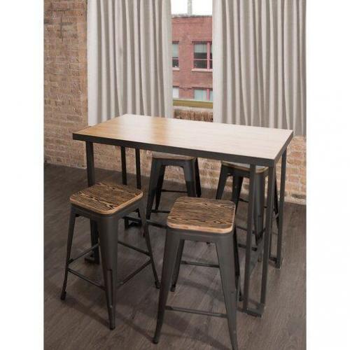 Стіл барний GoodsMetall у стилі Лофт 1100х1200х500 БСТ75 Стіл барний GoodsMetall у стилі Лофт 1100х1200х500 БСТ75