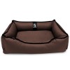 Лежак ліжко для собак та котів EGO Bosyak Waterproof S 65x55 Коричневий (спальне місце для собак та котів)