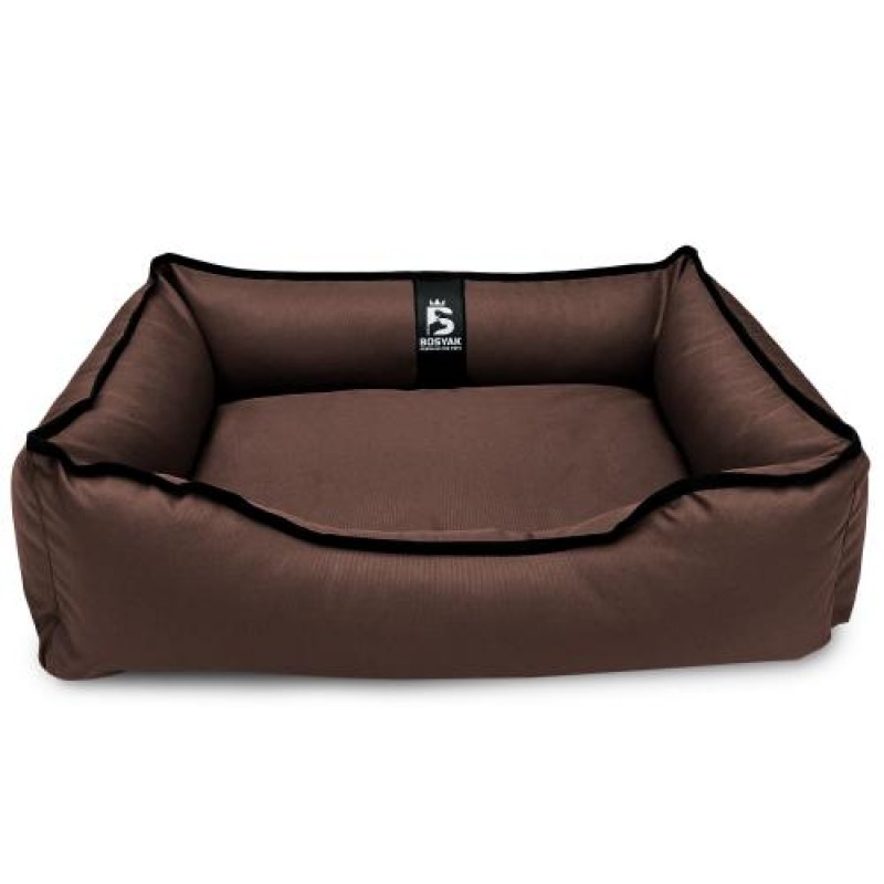 Лежак ліжко для собак та котів EGO Bosyak Waterproof S 65x55 Коричневий (спальне місце для собак та котів)