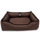 Лежак ліжко для собак та котів EGO Bosyak Waterproof S 65x55 Коричневий (спальне місце для собак та котів)