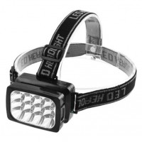 Ліхтар налобний акумуляторний Luxury 1837-12LED ЗУ 220V