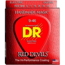 Струни для електрогітари DR RDE-9/46 Red Devils Light Heavy Coated Electric Guitar 9/46