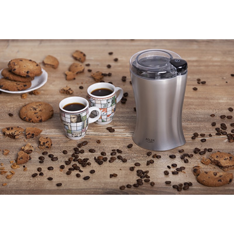 Кавомолка Adler AD 443 Сірий