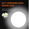 Ліхтар налобний акумуляторний масштабувальний SuperFire HL71 500 Lumen IP43 Black