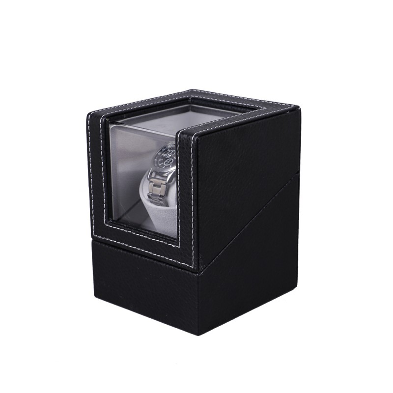 Шкатулка Craft для підзаводу 1 годинника W/PU/125/B Чорний