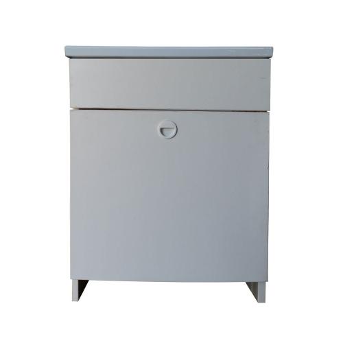 Тумба Mikola-M пластикова 2.0 з кошиком для білизни та прямокутним умивальником 70 см Тумба Mikola-M пластикова 2.0 з кошиком для білизни та прямокутним умивальником 70 см