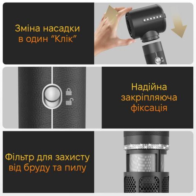 Стайлер для волосся Inspire WT-626-A 7в1 Black