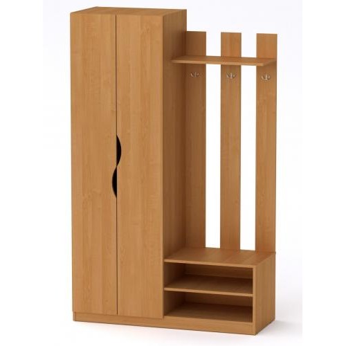 Передпокій з шафою Компанит Ніна 120,2х46,8х195 см вільха Передпокій з шафою Компанит Ніна 120,2х46,8х195 см вільха