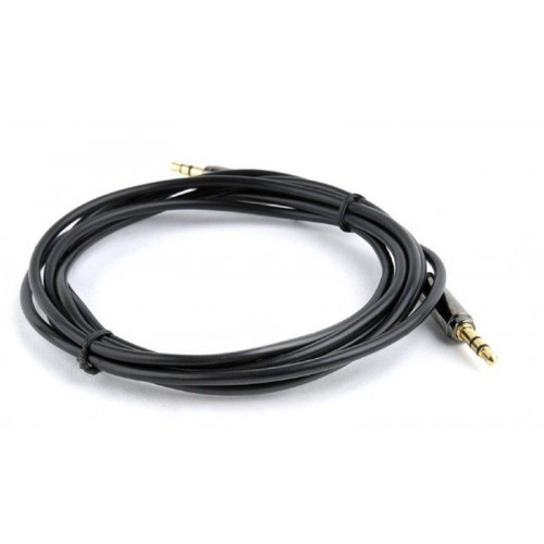 Аудіо-кабель Cablexpert (CCAP-444-0.75M), 3.5мм-3.5мм, 0.75м, чорний в інтернет супермаркеті PbayMarket!