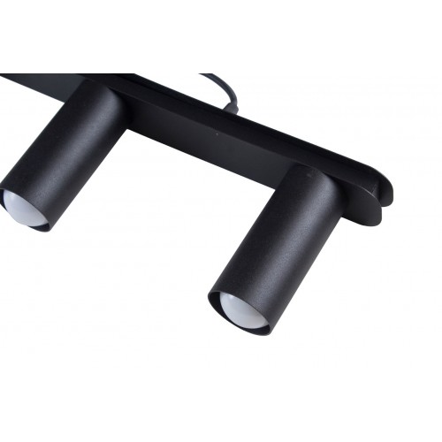Люстра підвісна MSK Electric Tube в стилі лофт NL 2450-7 BK