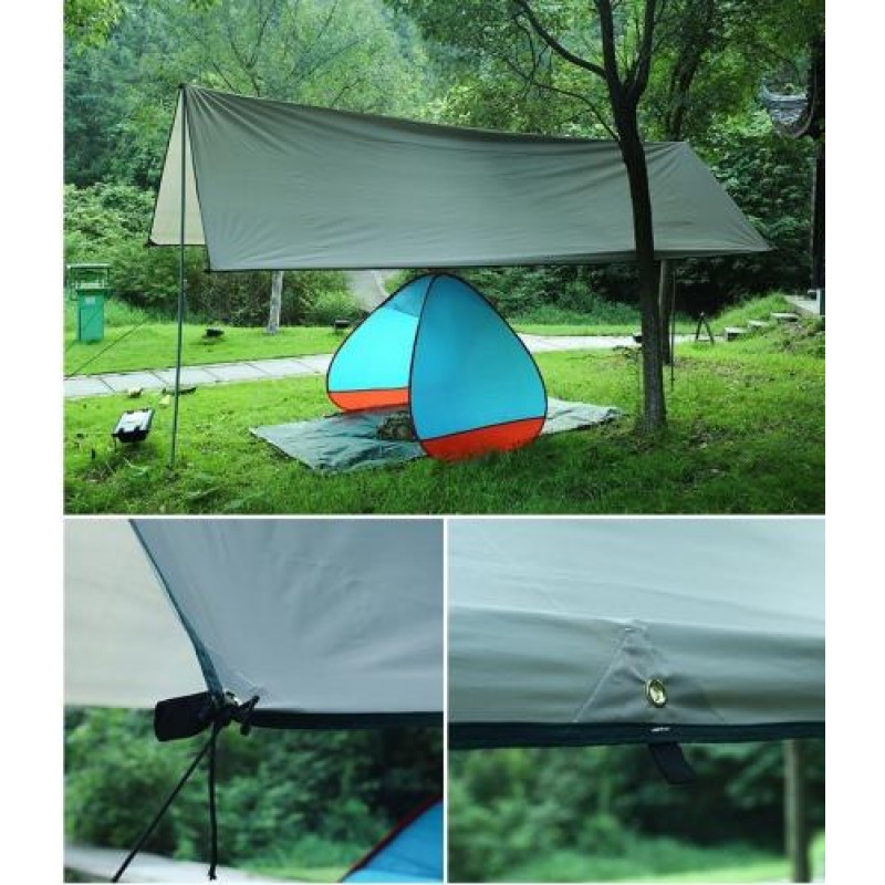 Тент туристичний Водонепроникний М Bluefield 3Х5 метра Темно-зелений (8255395)