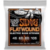 Струни для бас-гітари Ernie Ball 2813 Hybrid Cobalt Slinky Flatwound Bass 4-Strings 45/105