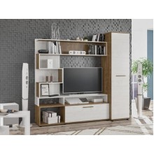 Стінка Феррара + пенал Меблі Сервіс Дуб апріл + Андерсон пайн Стінка Феррара + пенал Меблі Сервіс Дуб апріл + Андерсон пайн