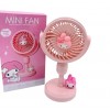 Ручний міні-вентилятор Mini Fan 677-96 Рожевий (30151436)