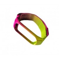 Браслет BeWatch для Mi Band 5 6 міланська петля з магнітною застібкою Ремінець Вінно Жовтий (1540213)