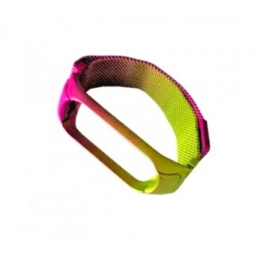 Браслет BeWatch для Mi Band 5 6 міланська петля з магнітною застібкою Ремінець Вінно Жовтий (1540213) Браслет BeWatch для Mi Band 5 6 міланська петля з магнітною застібкою Ремінець Вінно Жовтий (1540213)