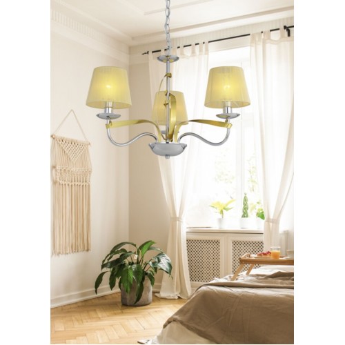 Люстра Candellux Diva 60x100 см Золотисто-сріблястий (33-55057) Люстра Candellux Diva 60x100 см Золотисто-сріблястий (33-55057)