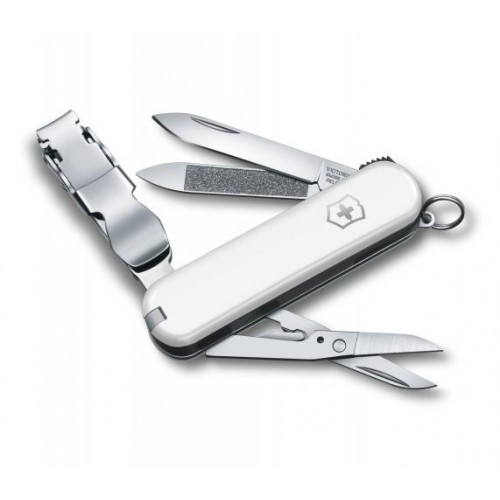 Швейцарський ніж Victorinox NailClip 580 65 мм 8 функцій Білий (0.6463.7) Швейцарський ніж Victorinox NailClip 580 65 мм 8 функцій Білий (0.6463.7)