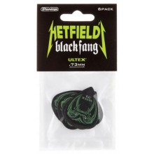 Медіатори Dunlop PH112P.73 Hetfield's Black Fang Player's Pack 0.73 mm (6 шт.)