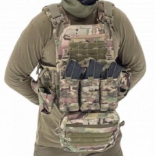 Плитоноска без плит з підсумками No Brand KR Cordura 1000D One Size Мультикам (1724442970)