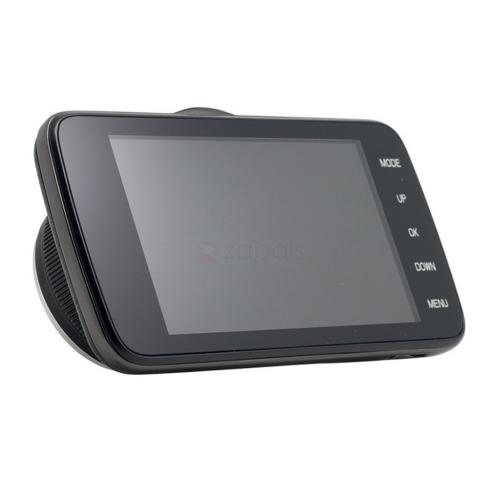 Відеореєстратор RIAS DVR T652 Full HD з виносною камерою заднього виду Silver-Black (3sm_510618518)