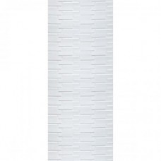 Самоклеюча декоративна 3D панель біла кладка в рулоні 19.6 м 3D Loft 19600x700x5мм