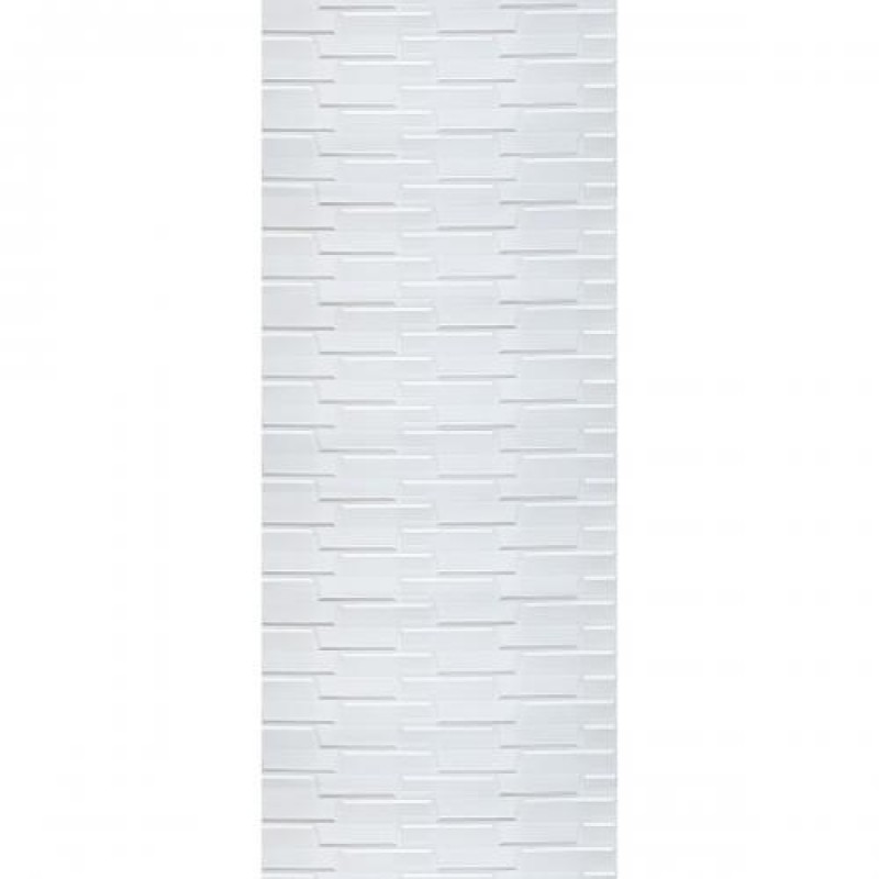 Самоклеюча декоративна 3D панель біла кладка в рулоні 19.6 м 3D Loft 19600x700x5мм