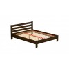 Ліжко дерев'яне Estella Рената Люкс 180х200 Темний горіх Масив 2Л2.5