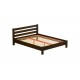 Ліжко дерев'яне Estella Рената Люкс 180х200 Темний горіх Масив 2Л2.5