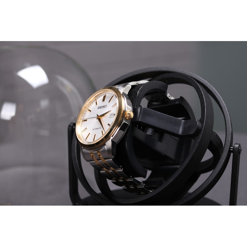 Шкатулка Salvadore для підзаводу годинника GLILEO/1811/B 15х12х12 см Чорний