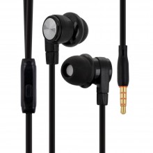 Вакуумні навушники Celebrat S70 гарнітура для телефону Чорний