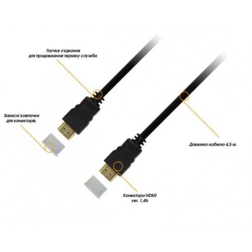 Кабель Piko (1283126474002) HDMI-HDMI v1.4, 1.8м, Black в інтернет супермаркеті PbayMarket!