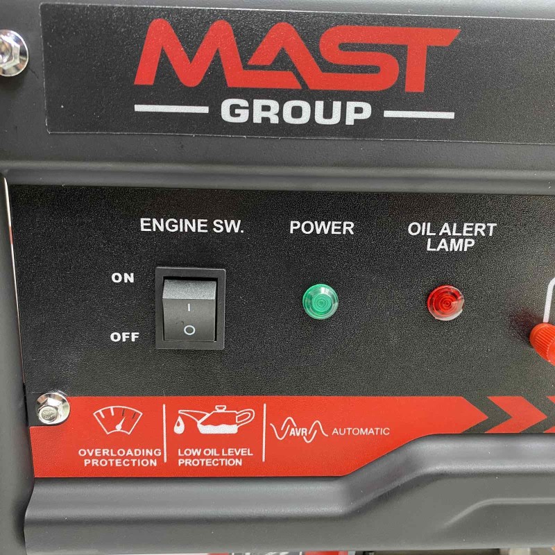 Генератор 2,5-2,8 кВт з мідною обмоткою + AVR (стабілізатор напруги) сертифікований двигун Mast Group YH3000