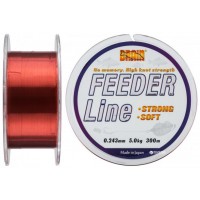 Лісочка Brain Feeder 300 m 0,204 мм #1.5, 3.6 кг, 7.9 lb, ц.: copper